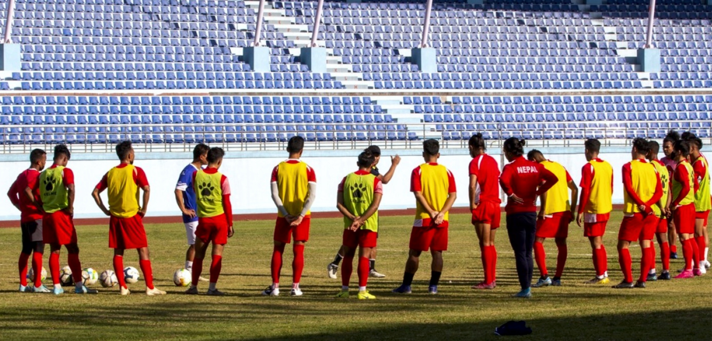 नेपाली राष्ट्रिय फुटबल टिमको प्रशिक्षण सुरु