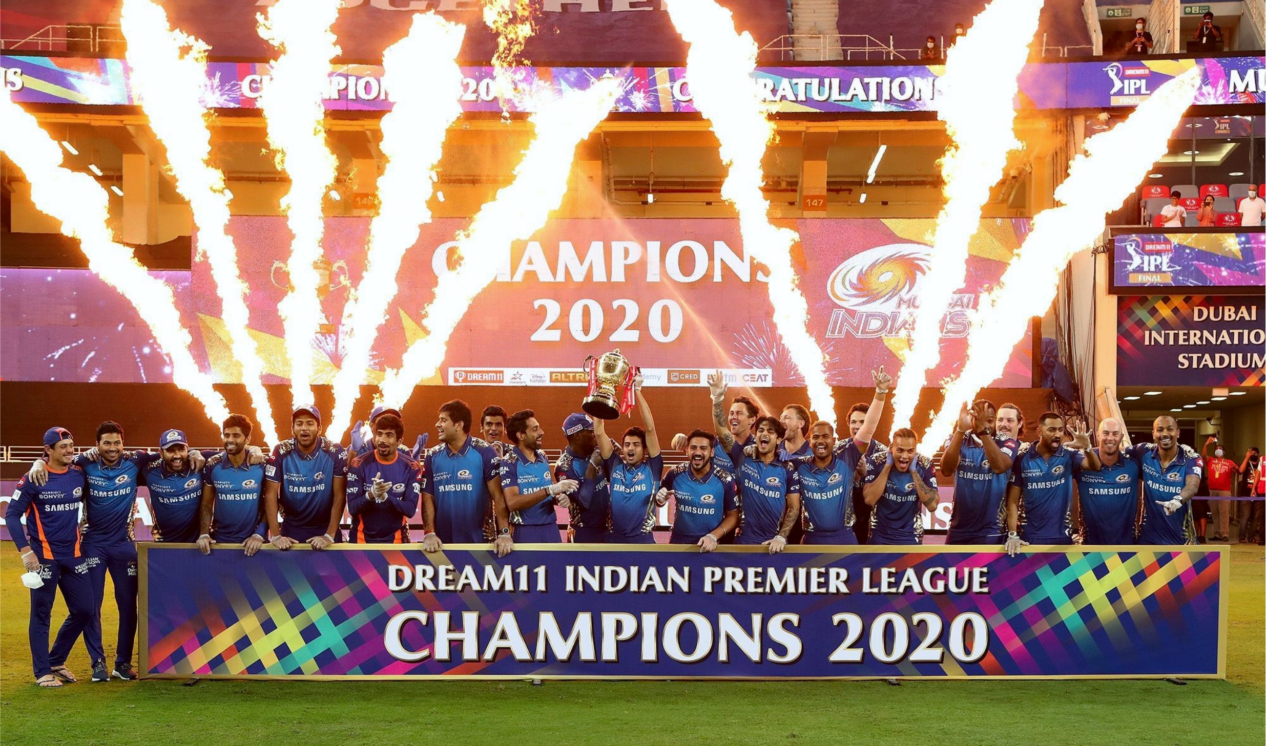 आईपीएल : मुम्बई इण्डियन्स पाँचौं पटक च्याम्पियन