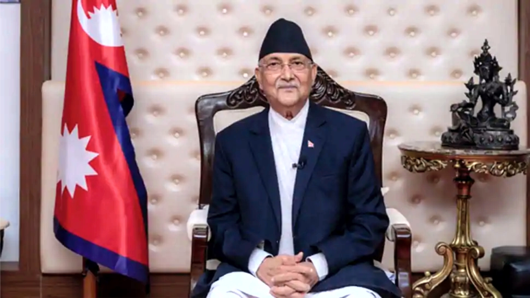 सरकारविरुद्ध असहयोग, गुटबन्दी र घेराबन्दी भएपछि बाध्य भएँ : प्रधानमन्त्री ओली (पूर्णपाठ)