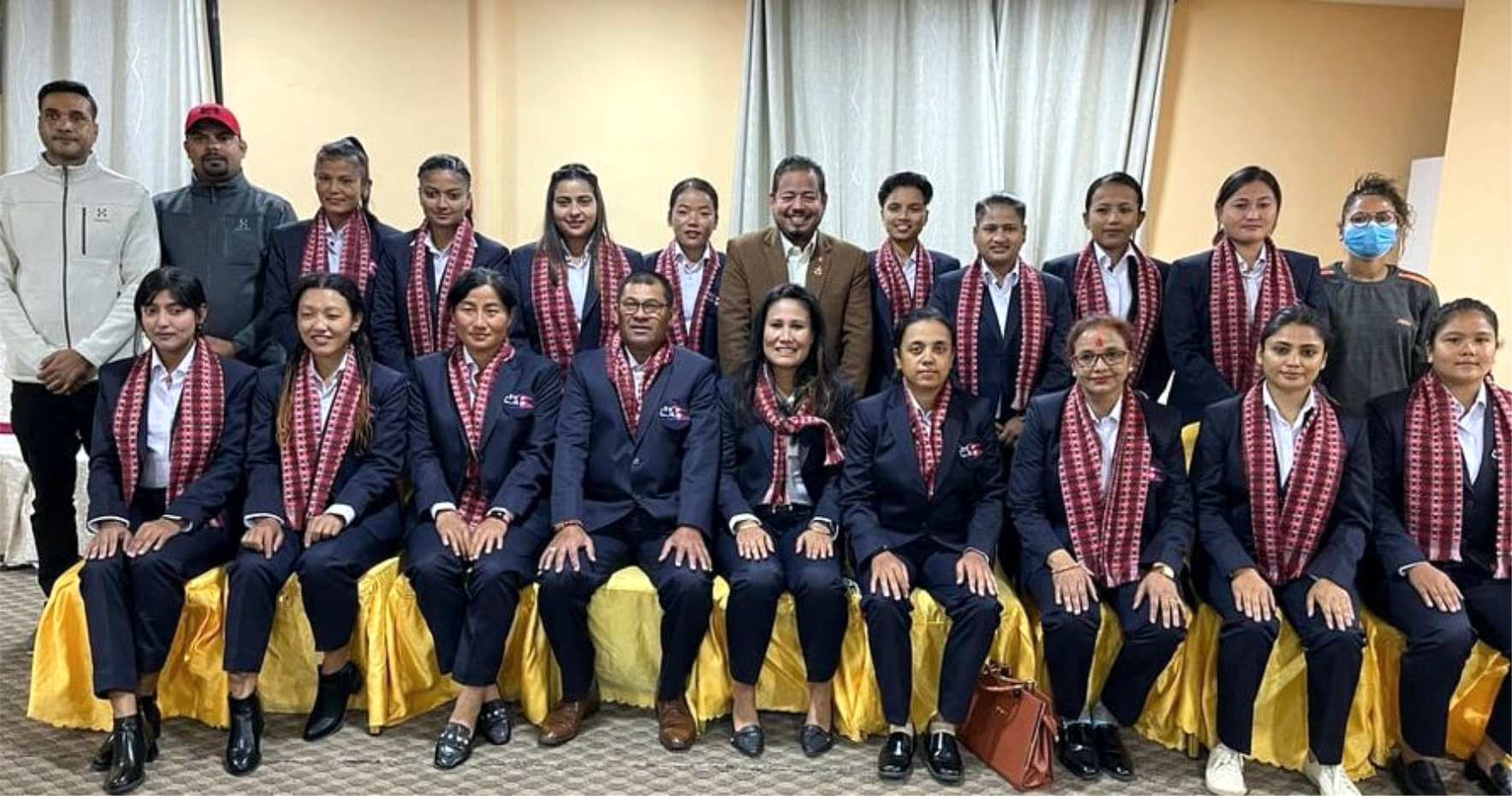 आज नेपाली राष्ट्रिय महिला क्रिकेट टोली कतार प्रस्थान