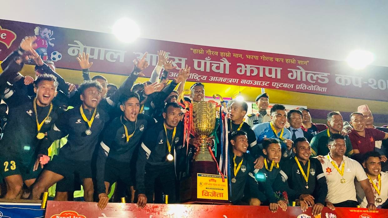 झापा गोल्डकपको उपाधि चौंथो पटक आर्मीलाई