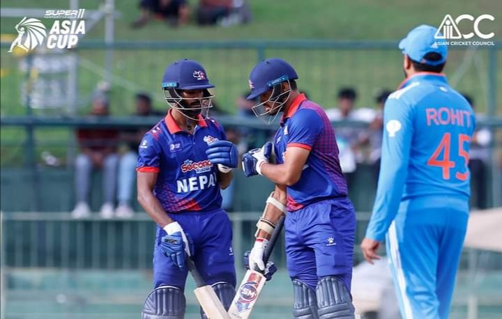 एसिया कप क्रिकेट : भारतसँग नेपाल पराजित