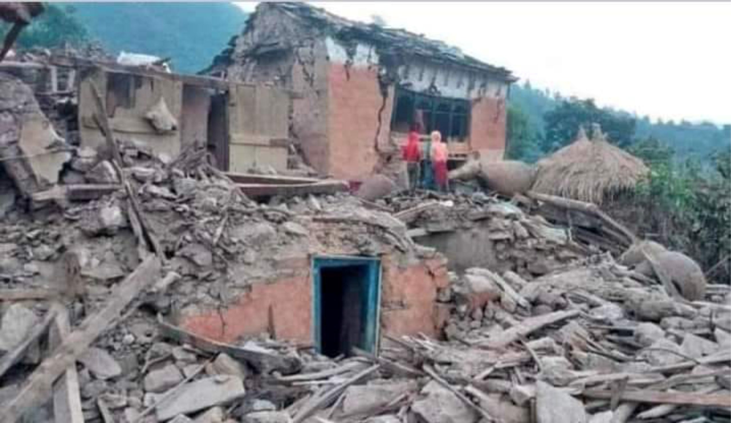 जाजरकोट र रुकुम भूकम्पमा परि १ सय २८ को मृत्यु