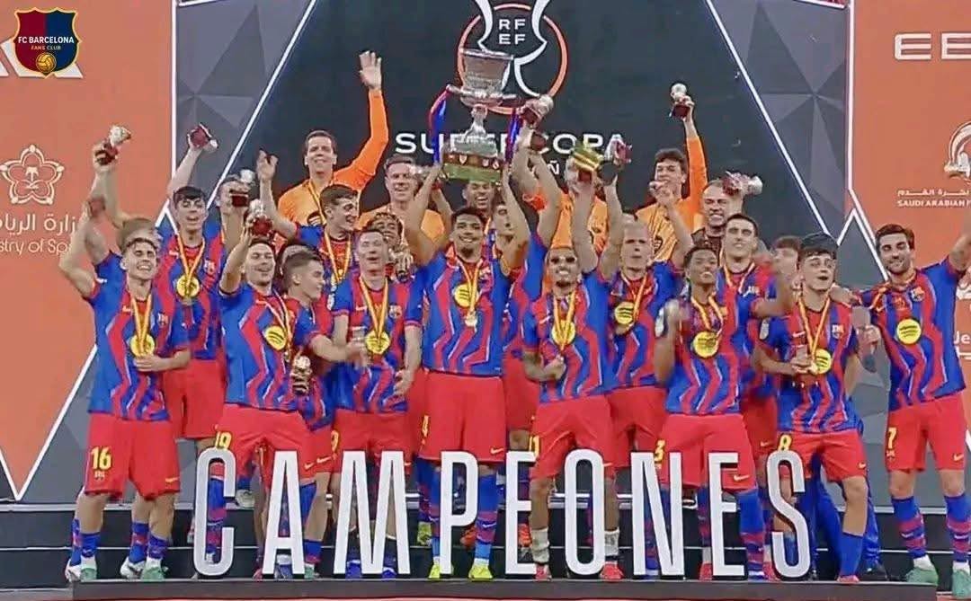 स्पेनिस सुपर कपको उपाधि बार्सिलोनालाई