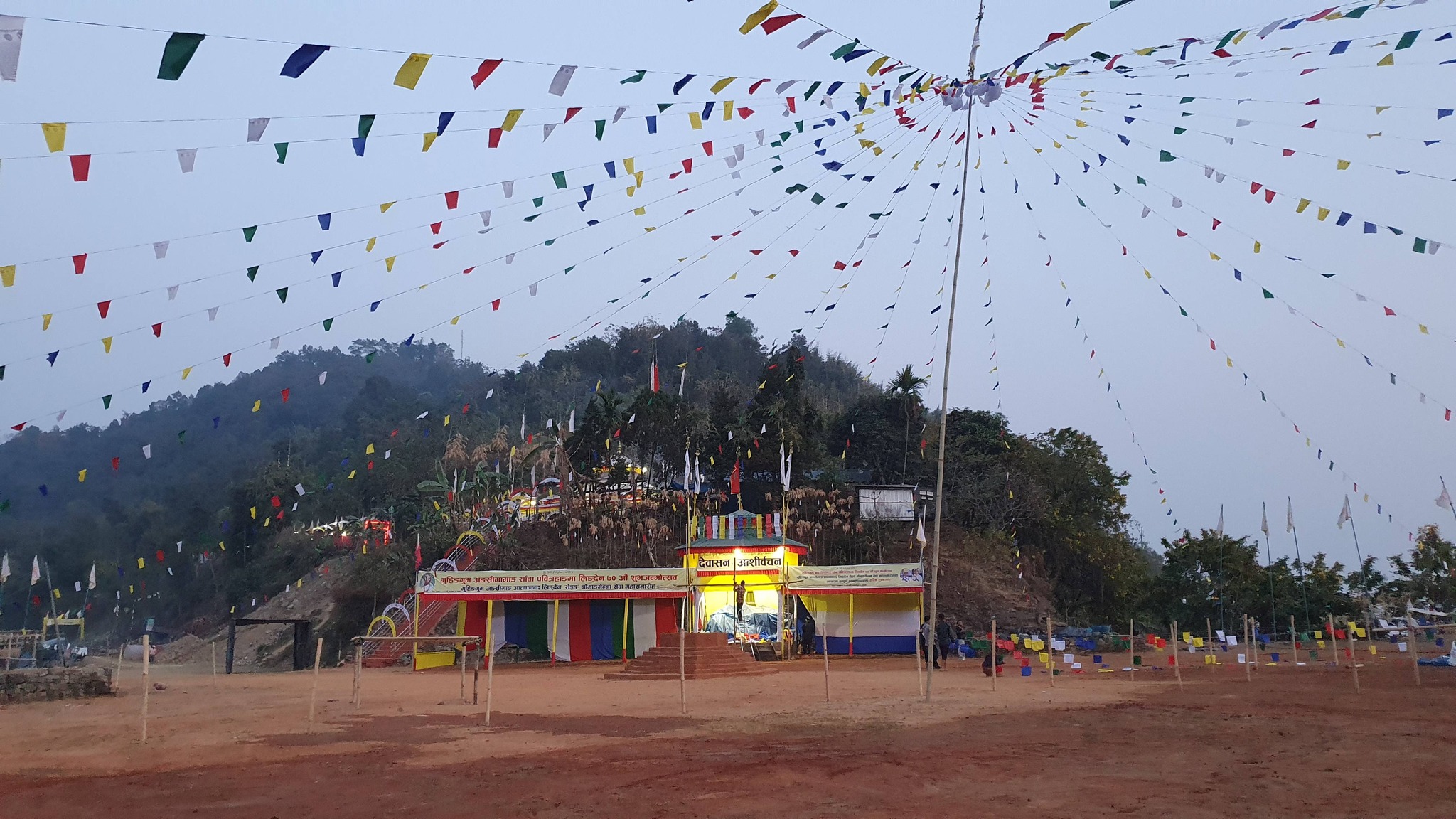 मुहिङगुम अङसीमामाङ साँबा पवित्रहाङमा लिङ्देन ७० औं शुभजन्मोत्सवको तयारी पूरा