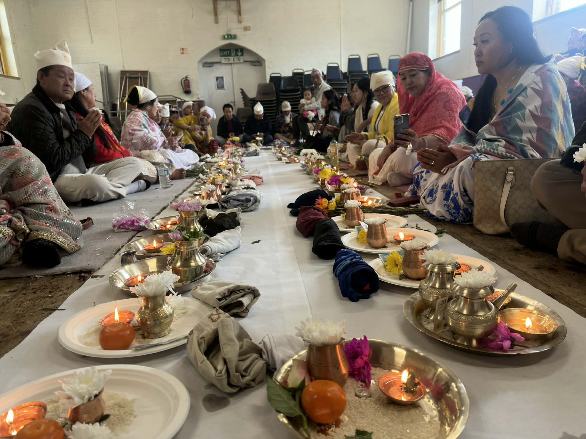 संघको आयोजनामा युकेको आस्फोर्ड केन्टमा सामुहिक माङगेन्ना सेवा